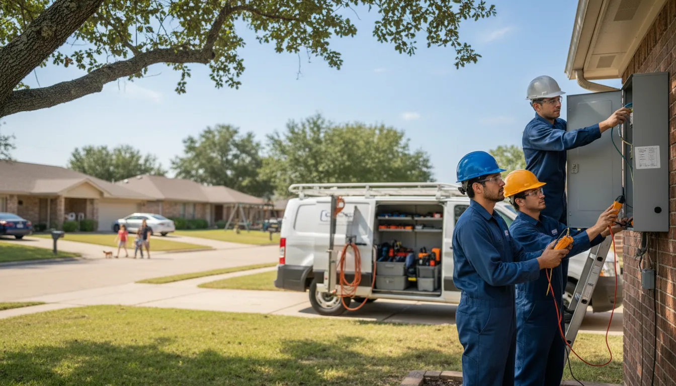 Certified electrician providing emergency electrical services in Secor, IL